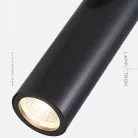 Точечный свет LINO C Размер M Черненая латунь. 5W Lampatron 7002-19264