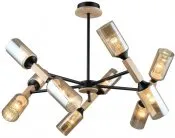 Потолочная люстра Imex MD.5495-10-S-BK+WOOD