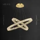 Кольцевые люстры и светильники BERTOLDA B LUX Два кольца Lampatron f-bertolda-b-lux-2 6523-17750