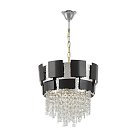 Подвесной светильник Lumina Deco LDP 7045-400 BK+CHR Kruvia