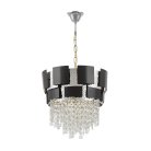 Подвесной светильник Lumina Deco LDP 7045-400 BK+CHR Kruvia