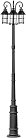 Наземный фонарь Oasis Light 81510B/18 E7 Bl CAIOR 1