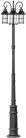 Наземный фонарь Oasis Light 81510B/18 E7 Bl CAIOR 1
