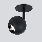 Встраиваемый светильник Elektrostandard 9925 LED 8W 4200K черный Ball a053735