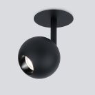 Встраиваемый светильник Elektrostandard 9925 LED 8W 4200K черный Ball a053735