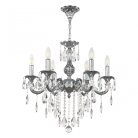Люстра с хрустальными подвесками Bohemia Ivele Crystal AL79101/6/175 B Ni