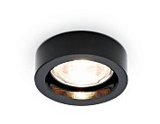 Встраиваемый точечный светильник MR16 Ambrella light D9160 BK Crystal Spot