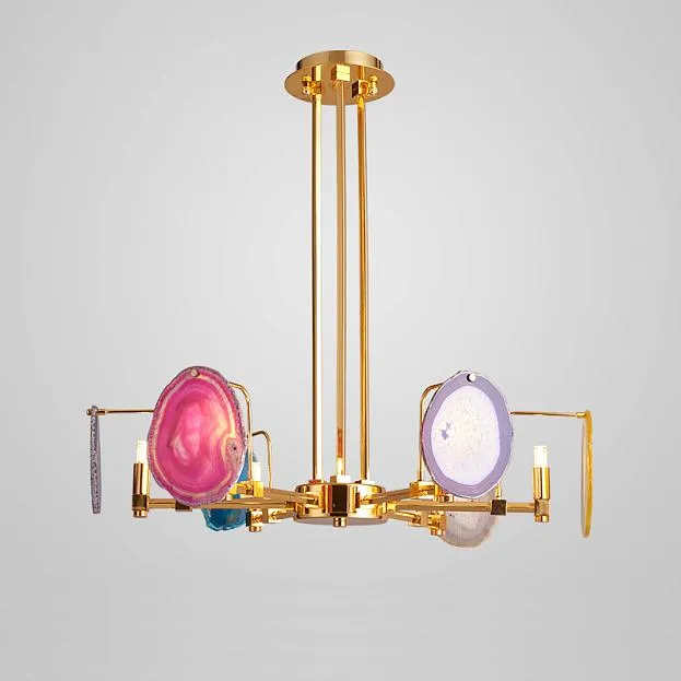 Люстра на штанге AGATE 4 Multicolored 6 ImperiumLoft 101282-26 AGATE04