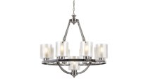 Подвесная люстра Lumina Deco LDP 1220-9 CHR+WT Santini