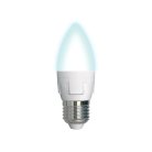 Лампочка светодиодная Uniel LED-C37 7W/NW/E27/FR PLP01WH картон