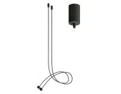Крепеж подвесной Ambrella light A9209 BK черный D60*1450mm Techno Ring