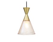 Подвесной светильник BK/GD черный/золото E27 max 60W D155*1000 Ambrella light TR3173