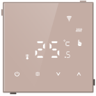 Термостат с датчиком пола с Wi-Fi, программируемый через приложение, стекло кашемир Donel DTEF70CS-WiFi DTEF