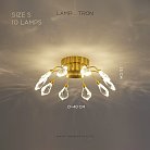 Потолочная люстра GLORIOLE CH Размер S. 10 LED. Lampatron gloriole-ch-s 9131-26018