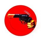 Тарелка Seletti 16917 Revolver Toiletpaper Porcelain