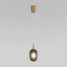 Подвесной светильник со стеклянным плафоном Eurosvet 50266/1 дымчатый a066524 Pineapple