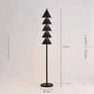 Торшер BAUM Цвет Черный. Трехцветный свет Lampatron 8325-22688