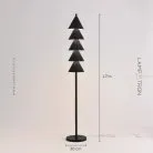 Торшер BAUM Цвет Черный. Трехцветный свет Lampatron 8325-22688