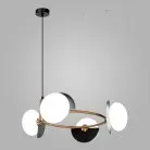 Подвесной светильник Eurosvet 70150/4 черный/латунь a064822 Moity