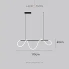 Реечный, рядный светильник GLORIFY LUX L Размер S. Цвет чернёная латунь Lampatron 8816-24809