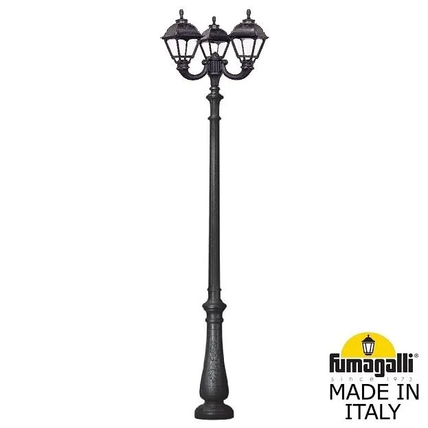 Парковый фонарь FUMAGALLI NEBO OFIR/CEFA 3L U23.202.R30.AXE27 Черный