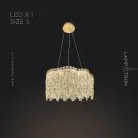 Кольцевые люстры и светильники MICHELLE Одно кольцо. Размер S. Цвет Латунь Lampatron 7758-21809