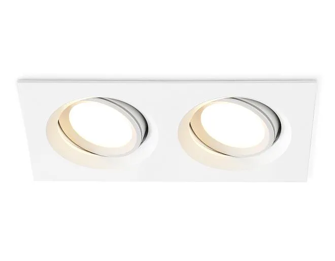 Встраиваемый светильник Ambrella light TN1145/2 WH белый IP44 GU5.3/2 180*95*38