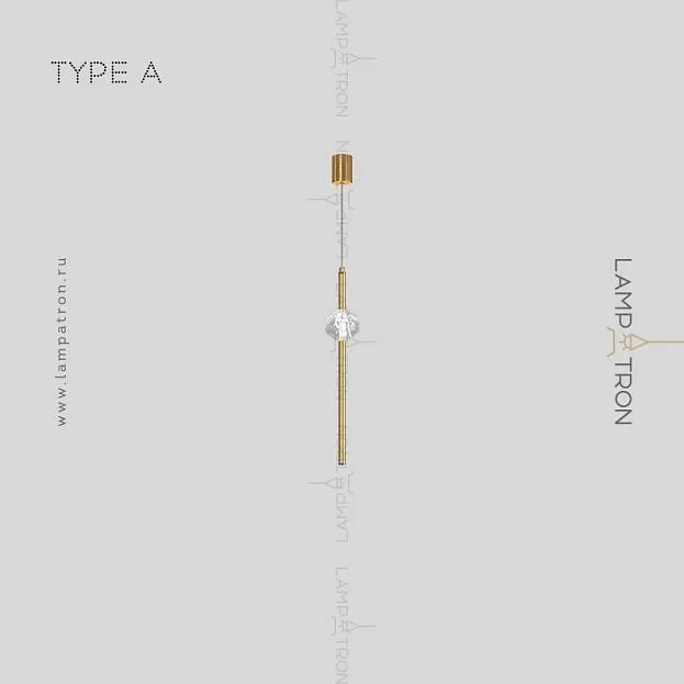 Подвесной светильник PARDIS Тип A. Цвет Латунь Lampatron pardis-a-brass 5823-15402 Подвесной светильник PARDIS Тип A. Цвет Латунь Lampatron pardis-a-brass 5823-15402