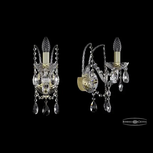 Бра хрустальный Bohemia 1411B/1/160 G Бра хрустальный Bohemia 1411B/1/160 G