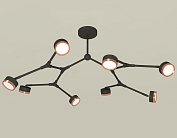 Люстра на штанге Ambrella light XB9060153/8 SBK/PPG