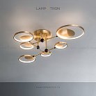 Потолочная люстра RISOR C 6 плафонов. Lampatron 3299-8161