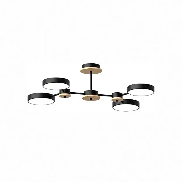 Потолочный cветильник LED4U L3215-630 BK Потолочный cветильник LED4U L3215-630 BK
