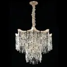 Люстра хрустальная подвесная Золото Citilux CL308262 Моника