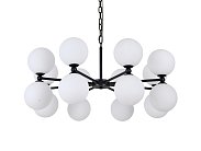 Люстра Newport 3840/80 С black+gold