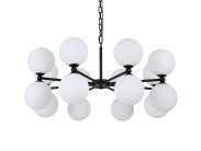 Люстра Newport 3840/80 С black+gold