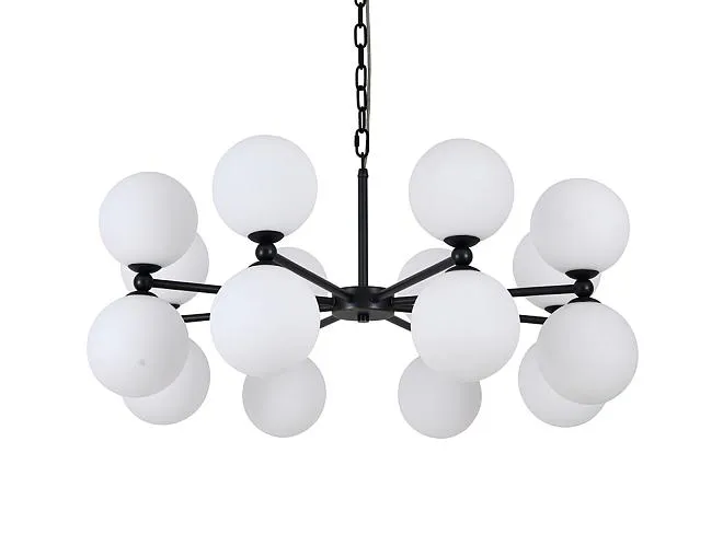 Люстра Newport 3840/80 С black+gold