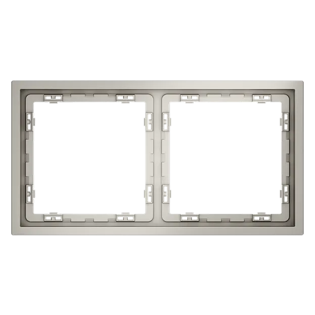 Рамка пластиковая  Voltum VLS100203 S70 на 2 поста, (кашемир)