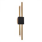 Бра Латунь/Латунь, Черный LED 2*3W 3000K ST-Luce SL6116.341.02 BRIGHTON