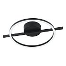 Светодиодный потолочный светильник с регул тем-ры света 17W(LED), димм., алюминий, сталь, черн/пластик, белый, 2700-6500K, 1900lm Eglo 901113 AMANDOLO