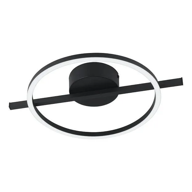 Светодиодный потолочный светильник с регул тем-ры света 17W(LED), димм., алюминий, сталь, черн/пластик, белый, 2700-6500K, 1900lm Eglo 901113 AMANDOLO