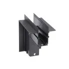 Коннектор угловой наружный Vitaluce VT0200032-01 20 мм 100*100 черный