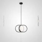 Подвесной светильник ARVET Горизонтальный. Размер S. Цвет черный. Lampatron arvet-hor-s-black 1784-25029