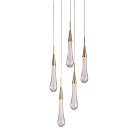 Подвесная люстра Delight Collection MD2060-5A br.brass Pour