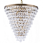 Подвесная люстра Clarissa Glass Drop Pendant 61 Bronze ImperiumLoft 75623-22 40.1001