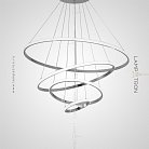 Кольцевые люстры и светильники ABEL SILVER Lampatron 8646