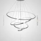 Кольцевые люстры и светильники ABEL SILVER Lampatron 8646