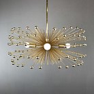 Люстра на штанге Gold Beaded Urchin Chandelier Lighting ImperiumLoft 123400-22 40.2607