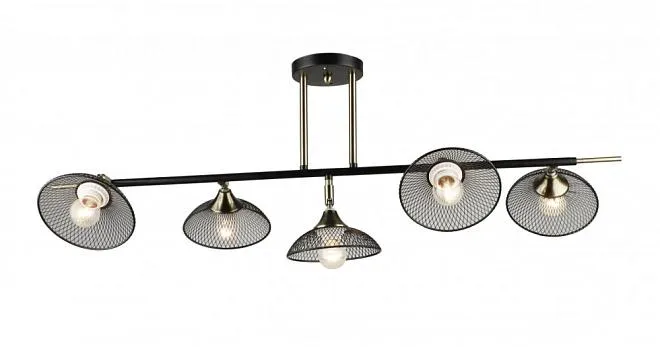 Потолочная люстра Imex MD.5728-5-S-AB+BK Потолочная люстра Imex MD.5728-5-S-AB+BK
