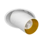 Встраиваемый поворотный светодиодный светильник LeDron EVA DANNY MINI White-Gold TRIAC 4000K