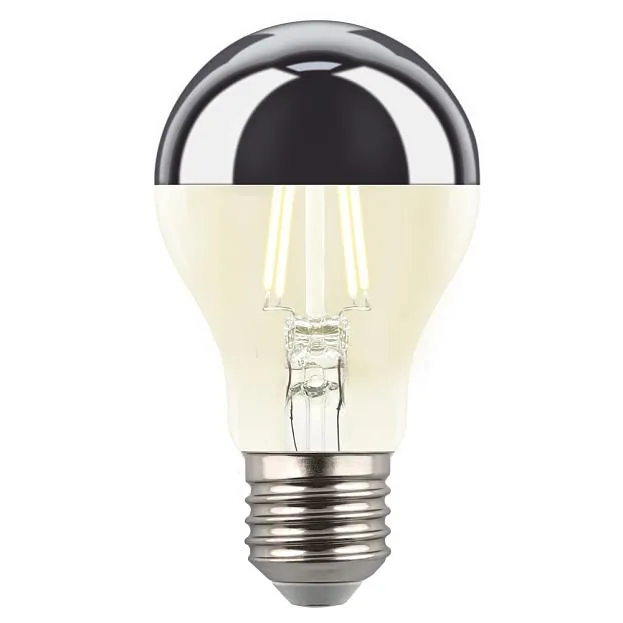 Лампочка светодиодная Uniel LED-A60-4W/3000K/E27/CL MIRROR/CHROME PLS02WH SKY